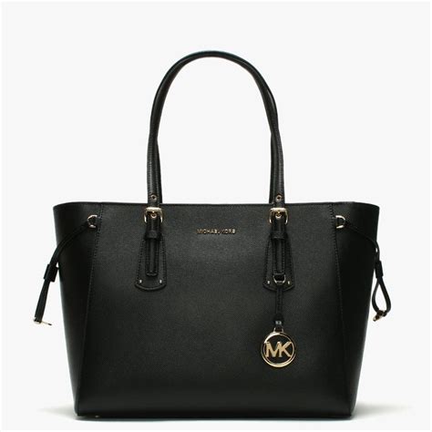 michael kors black bag catch|michael kors black tote bag.